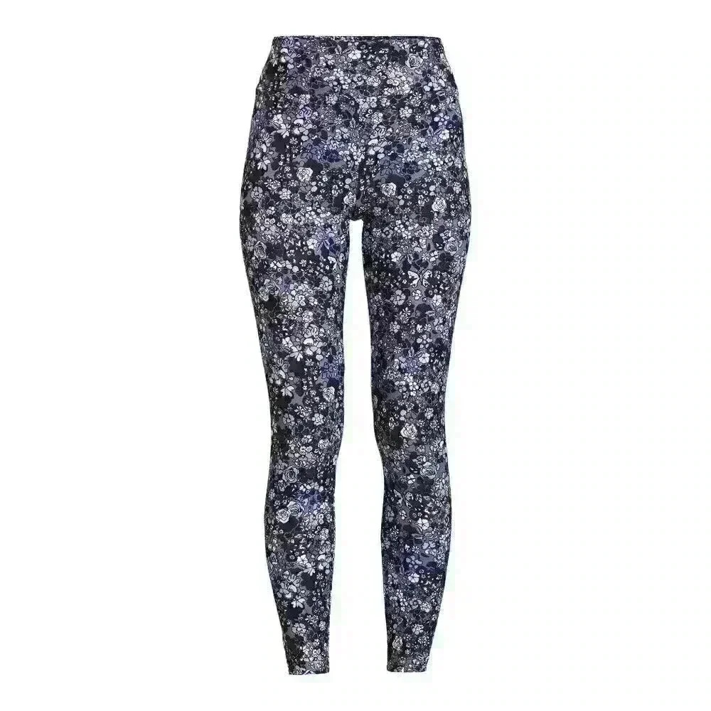 No Boundaries Juniors Sueded Finish Ankle Leggings High Rise S, M, XXXL Floral - Picture 8 of 8